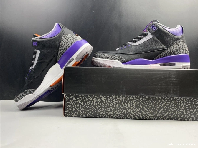 Cheap Husky Retro 050 Jordan 3 Air Black Court CT8532 Purple 0718